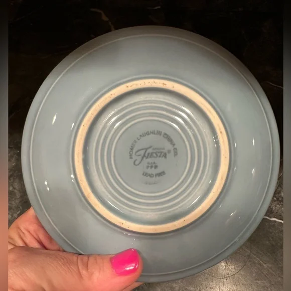 Fiesta (firstaware) teacups and saucers - Picture 7 of 8